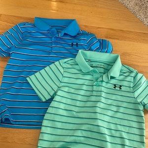 YXS Under Armour dri-fit polos